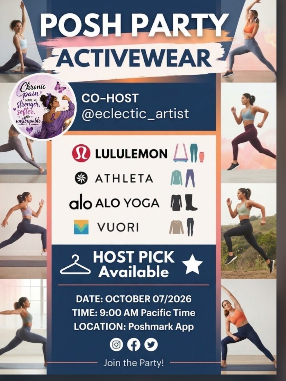 Activewear POSH Party Host picks Available 10/07/26 9:00am PDT